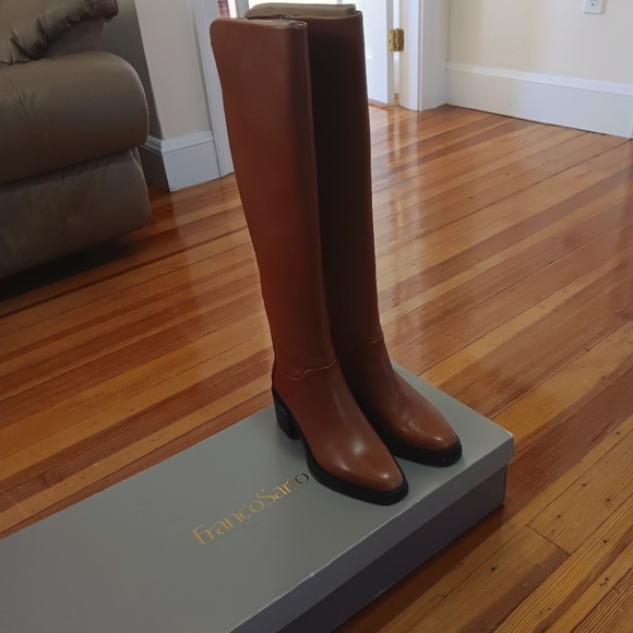 Franco Sarto Brown 2” Heeled Boots - Picture 7 of 13